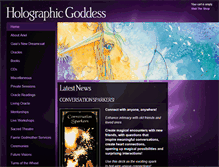 Tablet Screenshot of holographicgoddess.com